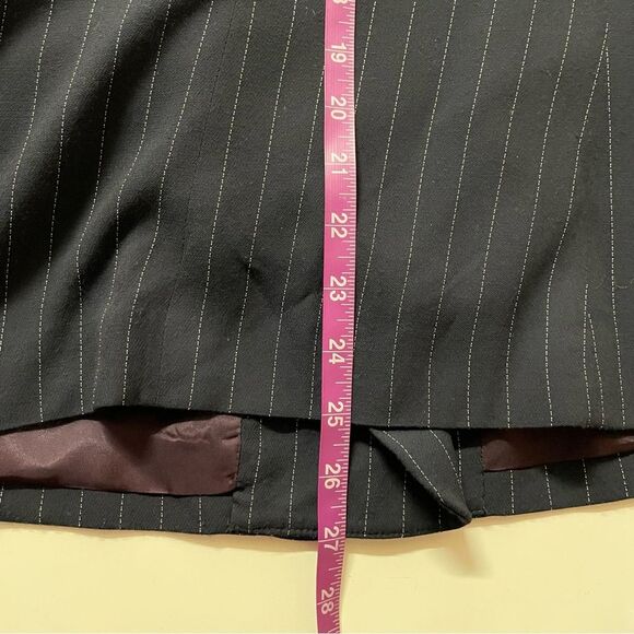Vintage Jones New York Navy Striped Petite Sized Blazer Size 8P EUC - Picture 7 of 13